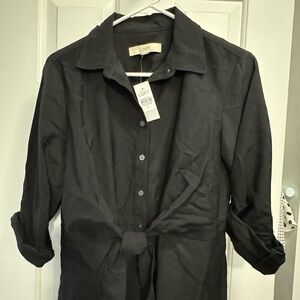 Loft Black dress size 6, new with tags